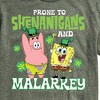 Men's - SpongeBob Squarepants - Prone To Shenanigans And Malarkey Short Sleeve Graphic T-Shirt - 2 of 4