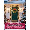 24 Inch Pre-Lit Christmas Wreaths, IP44 Battery Operated 50 LED Christmas Wreath for Front Door Wall Window - 3 of 4