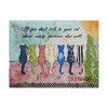 Trademark Fine Art -Let Your Art Soar 'Cat Talk' Canvas Art - 2 of 3