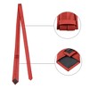 Allegra K Men's Solid Color Wedding Business Pocket Square Necktie Bowtie Set - 2 of 4