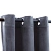 vidaXL Blackout Curtains with Rings 2 pcs Anthracite 37"x95" Velvet - 2 of 4