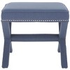 Palmer Ottoman With Silver Nailhead - MCR4589 - Safavieh - 4 of 4