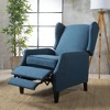 CENGHU Modern Recliner Chair for Adult, Fabric Single Reclining Armchair, Mid Century Modern Pushback Chair for Living Room, Bedroom - 3 of 4