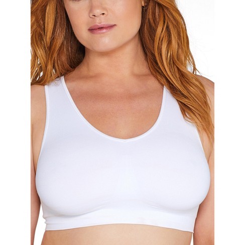 Bali Women's Easy Lite Comfort Wire-free Bralette - Df3499 M White : Target