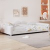 Okak Twin/Full Modern Platform Bed Frame with Cloud-Shaped Backrest,Upholstered Daybed Sofa Bed for Bedroom,Kids Room - 3 of 4