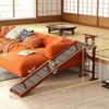 TopComfy Dog Ramp 70.5 Long Wooden Removable Guardrails Non Slip Carpet Gentle 27 Slope for Dogs Pets Reaching Bed Sofa, Brown, 35.04"*19.69"*8.66" - 4 of 4