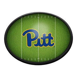 College Football On the 50 Design Oval Slimline Lighted Wall Sign - 1 of 4
