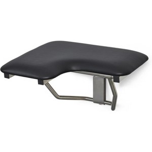 Seachrome Padded Cushion Wall Mount Folding Left-Handed Transfer Bench Shower Seat, ADA Compliant - 1 of 1