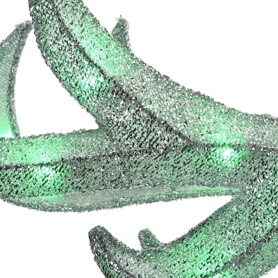 Multicolor LED Lighted Deer Family with Glitter Accents