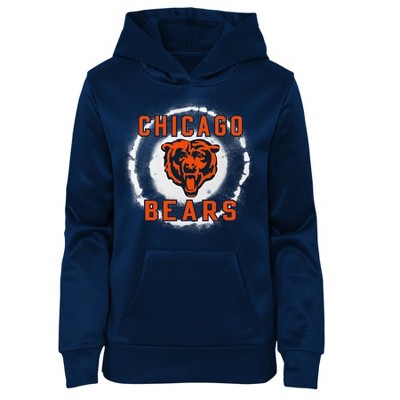 NFL Chicago Bears Girls' Fleece Hooded Sweatshirt