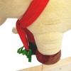 Angel Sar Kids Rocking Horse Toy with Lullaby Sound, Plush Moose Rocker with Safety Belt & Hand Puppets, Ride-On Toy for Toddlers 1-3 Years, Brown - 4 of 4