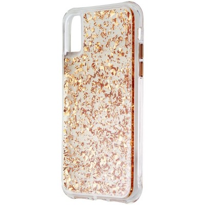 Case-Mate Karat Series Case for Apple iPhone XS / iPhone X - Rose Gold / Clear