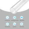 Unique Bargains Lamp and Lantern Water Cooling System Acrylic Rigid Round Pipe Clear 10" - 3 of 4