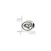Black Bow Jewelry Sterling Silver & Enamel Towson University Collegiate Bead Charm - 3 of 4