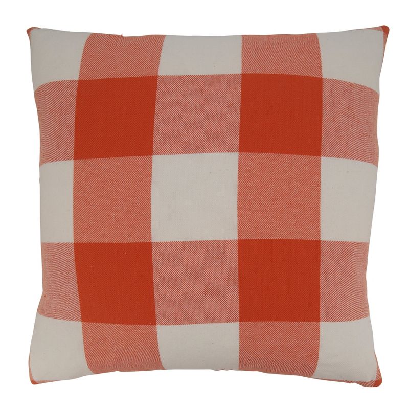 Saro Lifestyle Saro Lifestyle Pillow Cover With Buffalo Plaid Design, 1 of 4