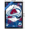 Trends International NHL Colorado Avalanche - Maximalist Logo 23 Framed Wall Poster Prints - 3 of 4