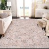 9x12 Area Rugs for Living Room Bedroom Non Slip Machine Washable Soft Vintage Rugs Low Pile Retro Floral Accent Large Rug - 2 of 4