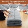 Coucheta Japanese Floor Mattress Foldable Twin Size Futon Mattress Roll Up Travel Guest Mat for Camping Home Indoor - 2 of 4