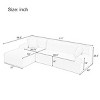 Modular Sectional Foam Sofa with Anti-Wrinkle Chenille Fabric,Modern Polyester Sofa for Living Room,Large Sectional Lounge Sofa-Coolbibila - 4 of 4