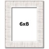 PosterPalooza | Photo Size Sculpted White Picture Frame - UV Acrylic, Foam Board Backing, Hanging Hardware - 2 of 4