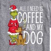 Men's - Dr. Seuss - The Grinch and Max All I Need Is Coffee and My Dog Short Sleeve Graphic T-Shirt - 2 of 4