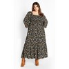 Women's Plus Size Emilie Dress - ditsy | CITY CHIC - 2 of 4