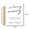 Big Dot of Happiness In Loving Memory Sign with Stand, Printed on Sturdy Plastic Material - 10.5 x 13.75 inches - 1 Piece - 4 of 4