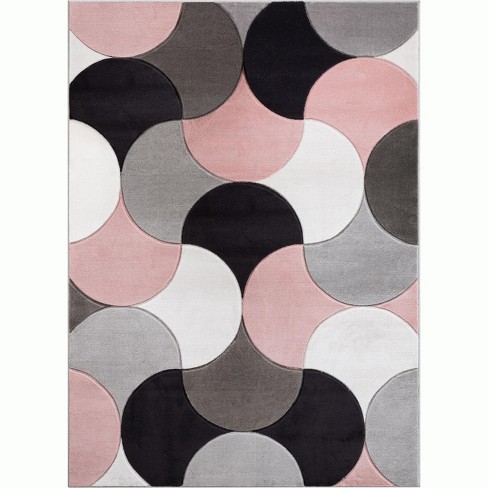 Pink Rugs. A Variety of Shapes, Sizes, Designs