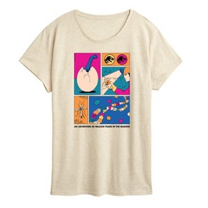 Women's - Jurassic Park - Dino Dna Short Sleeve Graphic T-Shirt - 1 of 3