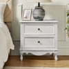 Galatea 24" Tall 2 - Drawer Nightstand with Two Drawers  and Charging Station| KARAT HOME - 2 of 4