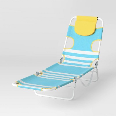 Patio Lounger Striped - Blue/Yellow - Sun Squad™