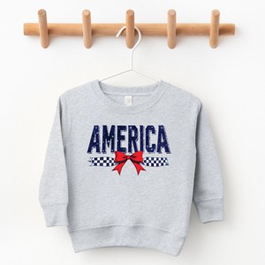 The Juniper Shop America Galaxy Coquette  Toddler Sweatshirt - 1 of 4
