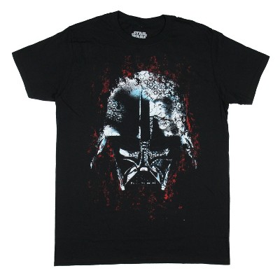 Star Wars Men's Darth Vader Galactic Empire Crest Distressed Adult T-Shirt
