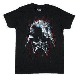 Star Wars Men's Darth Vader Galactic Empire Crest Distressed Adult T-Shirt - 1 of 3