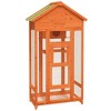 vidaXL Bird House Brown 36"x20.9"x66.9" Solid Wood Pine - 2 of 4
