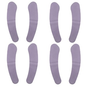 Unique Bargains 4pair Toilet Seat Cover Pad Bathroom Warm Toilet Seat Cushion Washable Reusable - 1 of 4