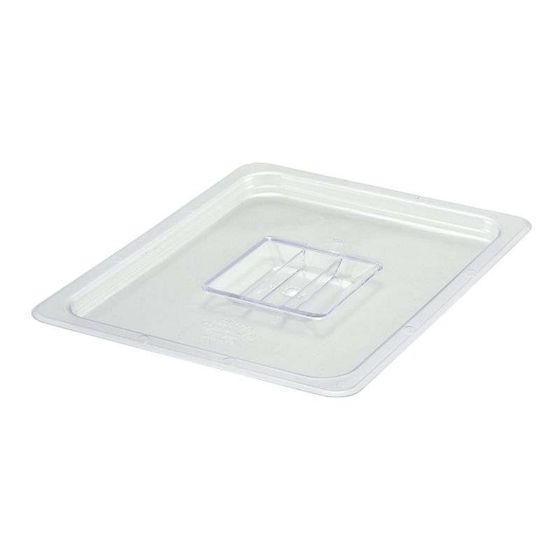Winco Polycarbonate Food Pan Cover, Solid, 1/2 Size, 1 of 2