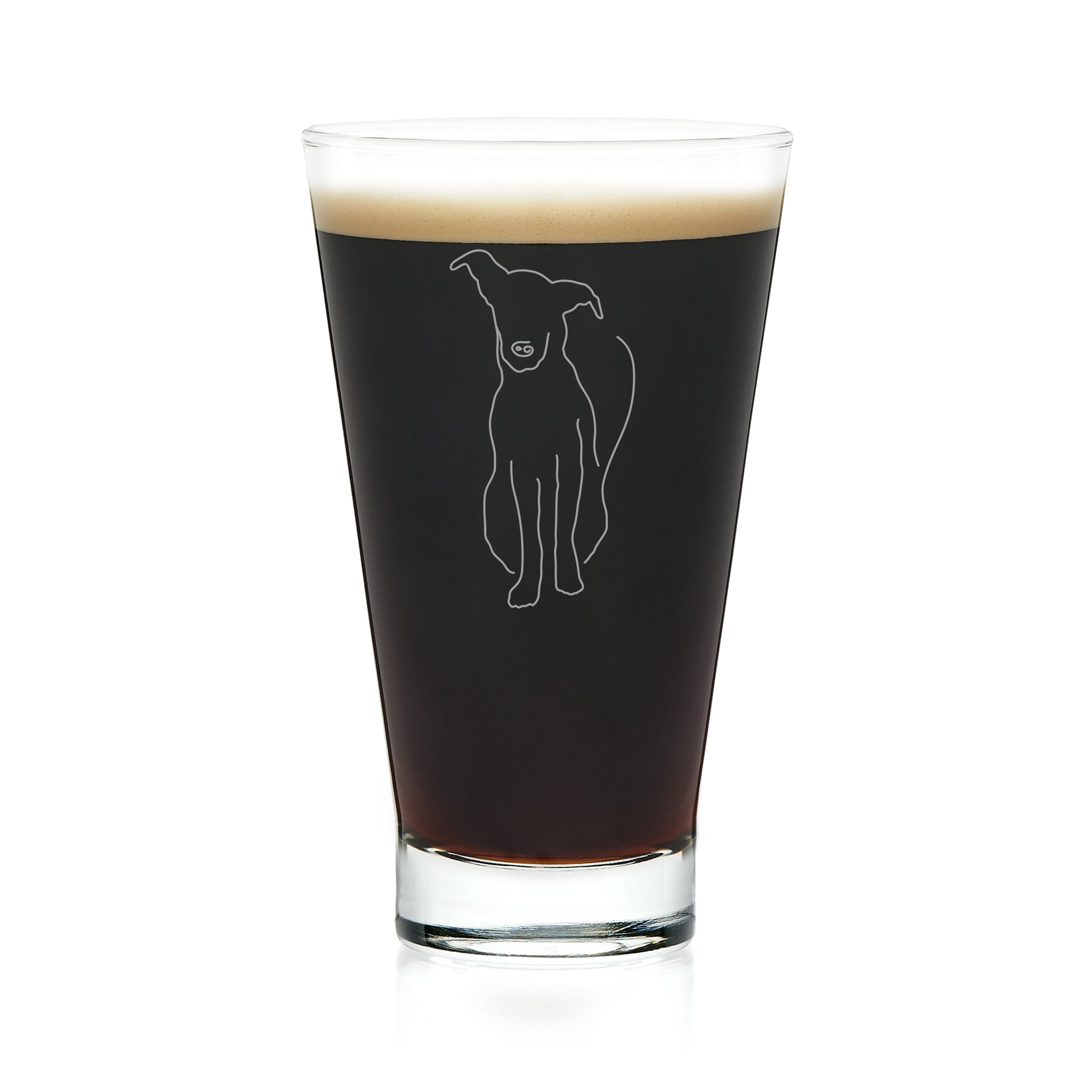 Libbey Modern Pets Arlo Tumbler Drinking Glasses, 14 ounce, Set of 4