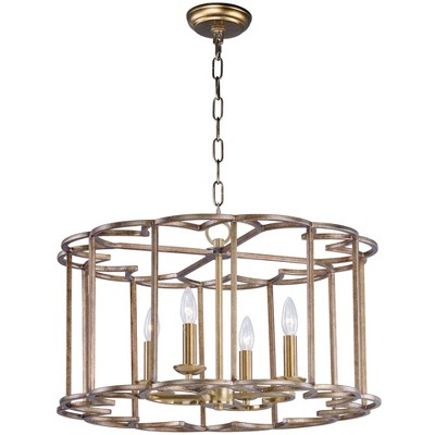 Maxim Lighting Helix 4 - Light Chandelier in  Bronze Fusion