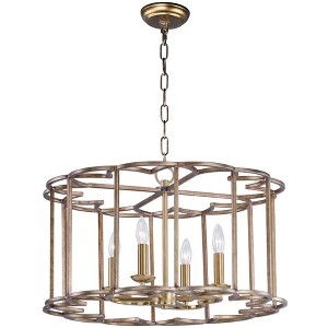 Maxim Lighting Helix 4 - Light Chandelier in  Bronze Fusion - 1 of 1