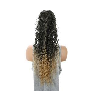Unique Bargains Women's Latin American curly ponytail long hair Hair Extensions High Temperature Fiber 22IN 1 Pc - 1 of 4