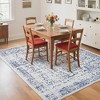 Vintage Washable Area Rug – Distressed Non-Slip Stain-Resistant Carpet for Living Room, Bedroom, Office - 4 of 4