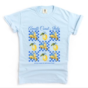 Simply Sage Market Amalfi Coast Italy Lemons Garment Dyed Tee - 1 of 4