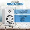 Pyle 3.5" Indoor/Outdoor Waterproof Wall Mount Speakers, 200W, White - 3 of 4