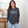 Simply Sage Market Women's Happy Hanukkah Long Sleeve Graphic Tee - 2 of 4