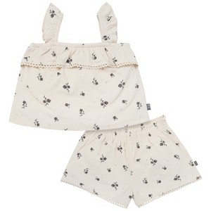 Modern Moments™ by Gerber Toddler Girls' 2-Piece Top and Shorts Set - 1 of 4