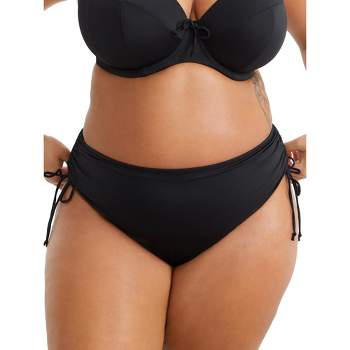 Elomi Women's Plus Size Plain Sailing Adjustable Bikini Bottom - ES7287
