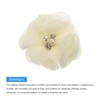 Unique Bargains Artificial Rhinestone Chiffon Flower Heads 12 Pcs - image 4 of 4