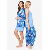 Dreams & Co. Plus Size  4-Piece Pajama Wardrober - 4 of 4