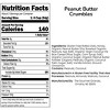 The Gourmet Granola 2.4 oz Peanut Butter Crumbles Gluten, Dairy, & Soy Free - Pack of 6 - 4 of 4